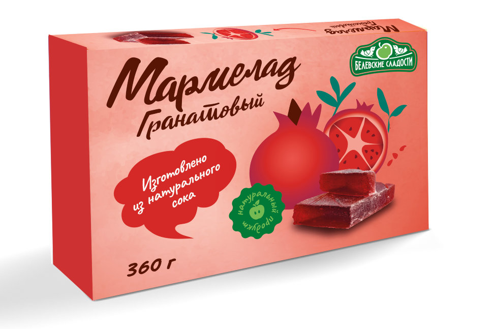  Мармелад  "Гранатовый" белевский 360г  в Тихвине