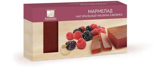  Мармелад пластовый 210г МАЛИНА-ЕЖЕВИКА в Тихвине